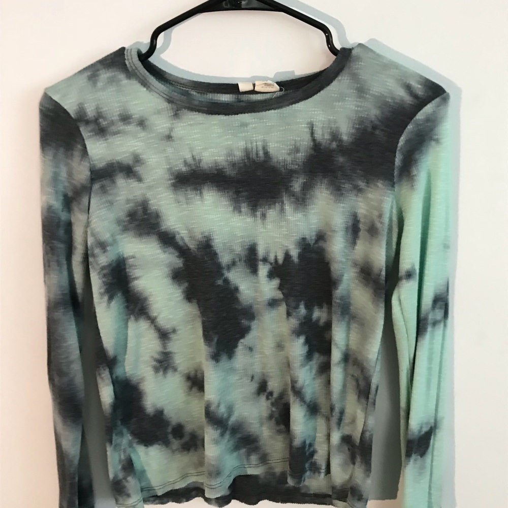 A long sleeve tie dye